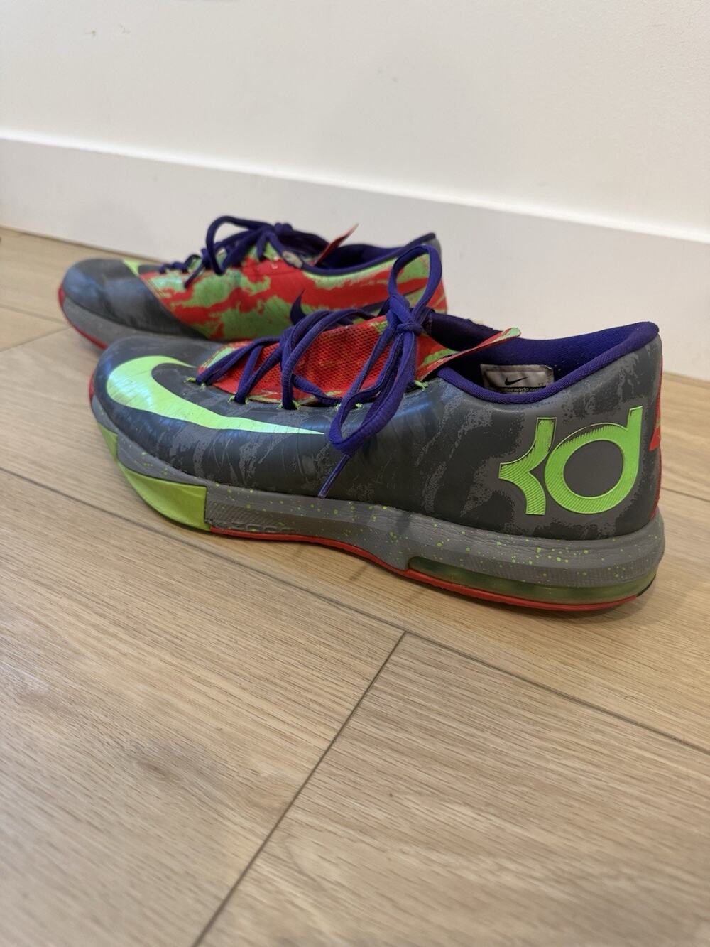 Nike KD 6 Men's Basketball Energy Size 10.5 599424 -008